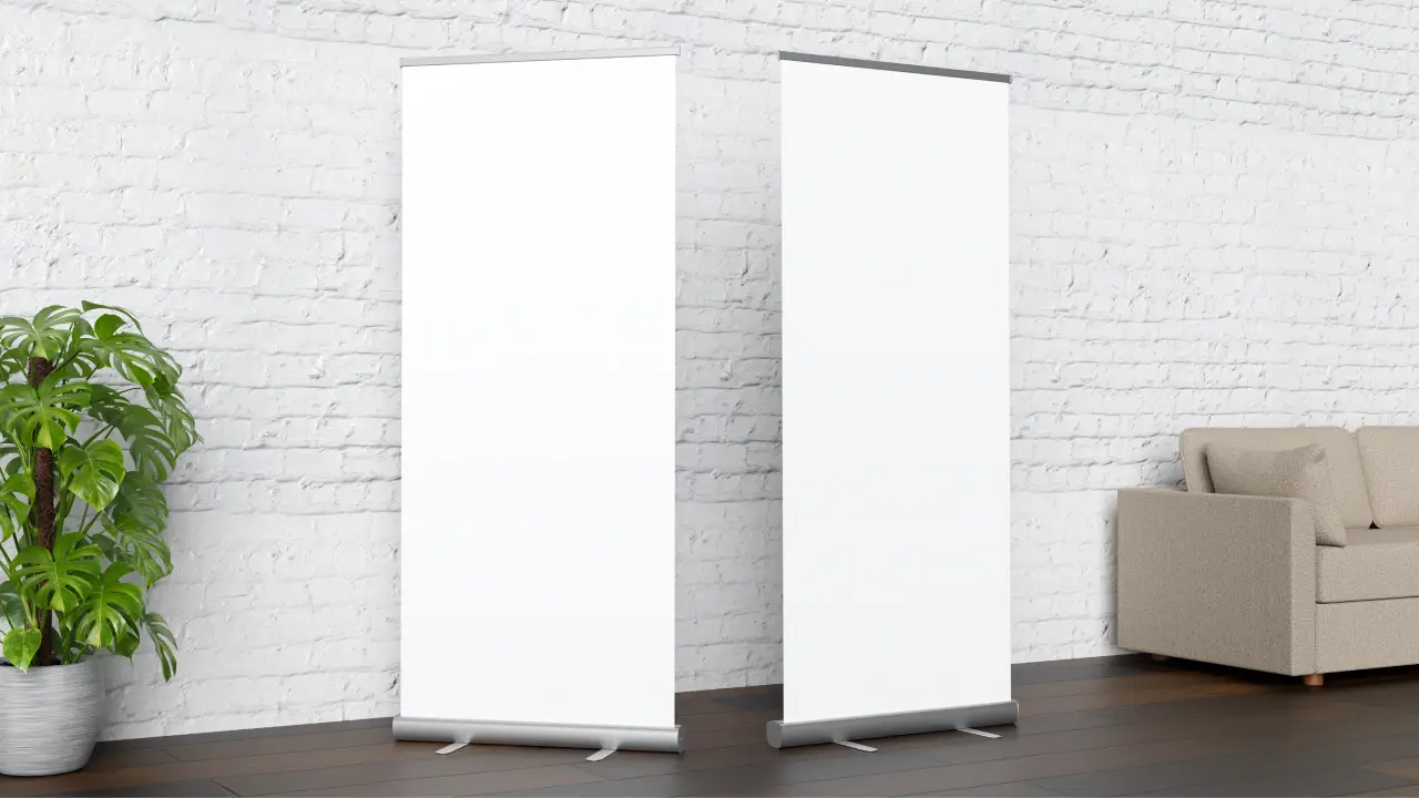 vepor och banderoller med tryck